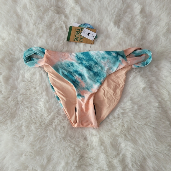 🪸VOLCOM BLURRED LINES HIPSTER BIKINI BOTTOM SIZE S - Picture 5 of 7